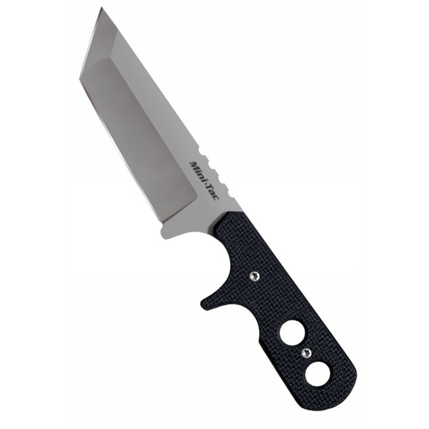 Mini Tac Tanto Fixed Blade Knife - 49HT Cold Steel