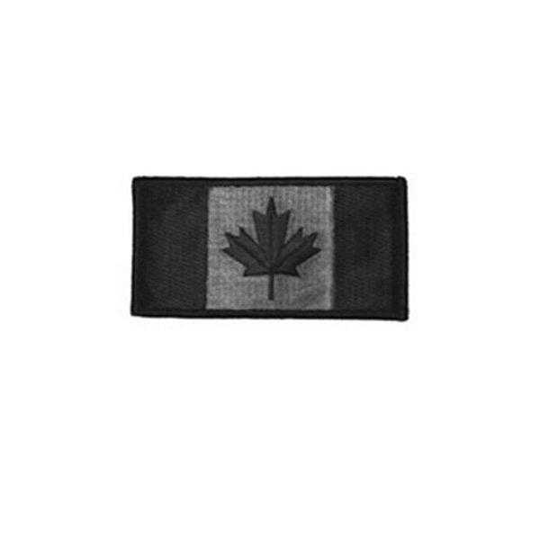 Large Canada 3 3/8 x 2 Inch Hook and Loop Backing Patch