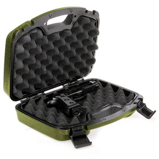 12 inch hard plastic gun case