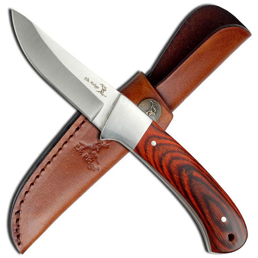 Buy Cheap Elk Ridge Wood Handle 7 Inch Fixed Blade Knife