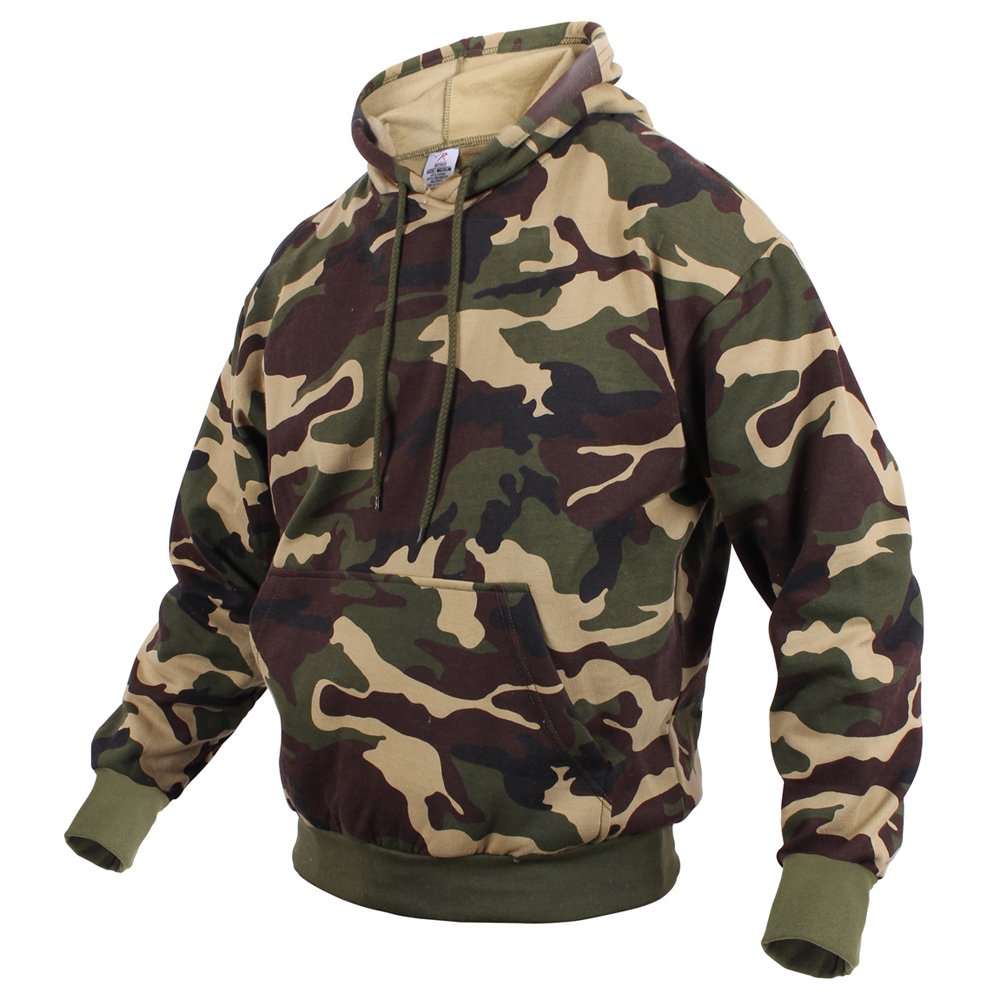 Download Mens Camo Pullover Hooded Sweatshirt