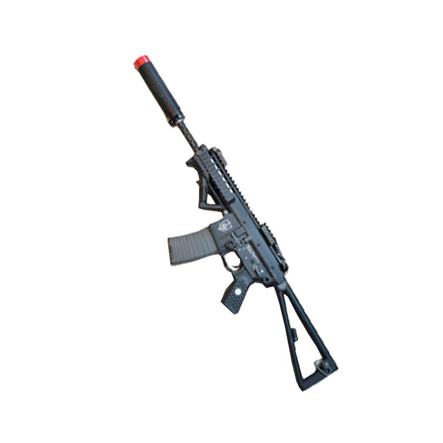 WE Tan AWSS KAC PDW 8 Inch Open Bolt Version Airsoft Rifle