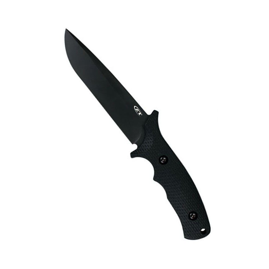 Matte Black 5.7 Inches Fixed Blade Combat Knife Zero Tolerance