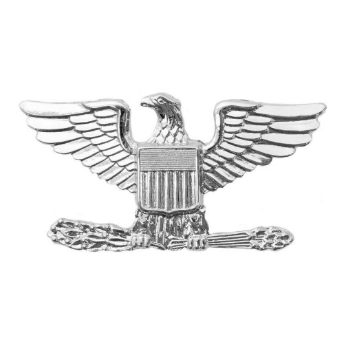 Eagle Emblems Rank Army Colonel Left P12612